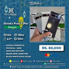 Google Pixel 7 Pro 128GB Dual Sim Approved CellArena