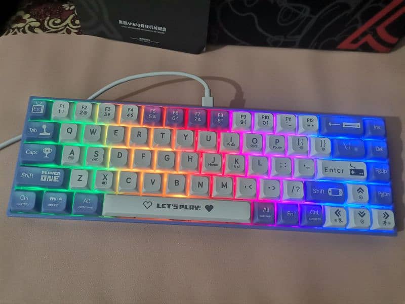 AJaz Ak680 60% Wired Hot Swappable Mechanical keyboard 4