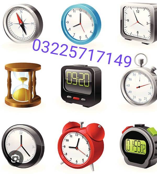 Wall Clock Digital Clock Analog Smart Clock Alarm Clock Time Clock 1