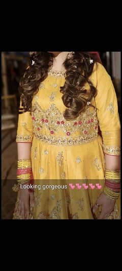 latest style mehandi dress