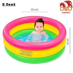 2 feet swimming pool for kids  free home delivery cash on delivery