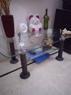 glass centre table