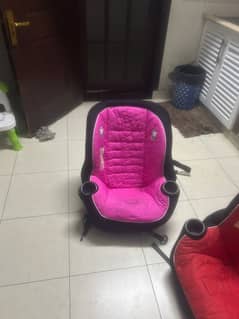 Car seats, carry cot