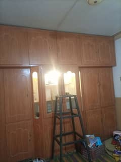 used Almari Fixed on wall . door are on Pure condition
