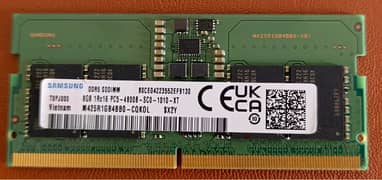Samsung 8GB DDR5-4800 Laptop Ram