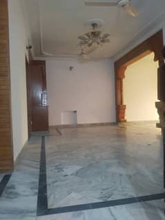 Beautiful Upper portion for rent 3 bedroom with attached bathroom drawing dining TV lounge kitchen sarvent quter sapart gate