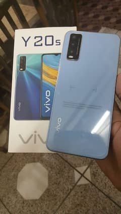vivo y20s side fingerprint (8/256) complete box