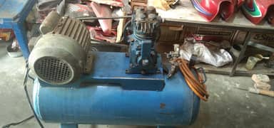 All ok Double pump one horse power motor new condition