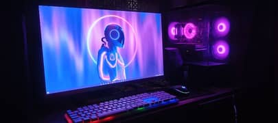 gaming Pc Slightly Used 10 10 condition include MONITOR 70HERTZ 4K