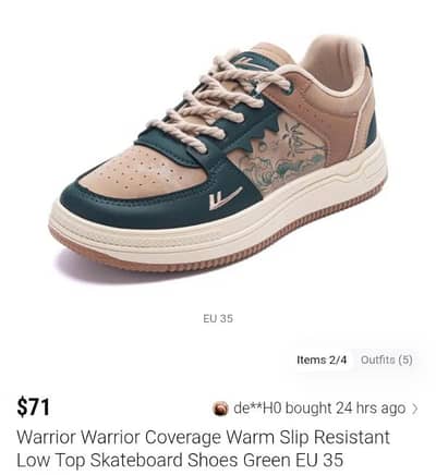 Warrior Brand Shoes