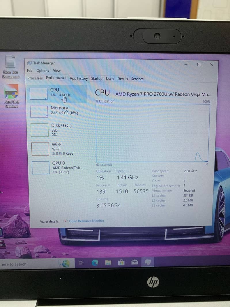 HP probook with graphic card Ryzen 7 Laptop 8