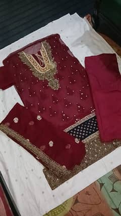 Brand New Bridal Semi stitched and stitched fully embroidered dresses