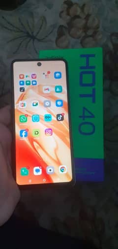 INFINIX HOT 40 COMPLETE BOX (8+8/256)