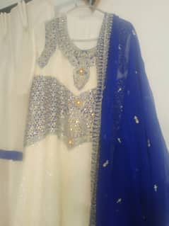 3 piece frock for party wear