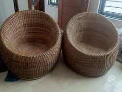 Set of Cane Sofa