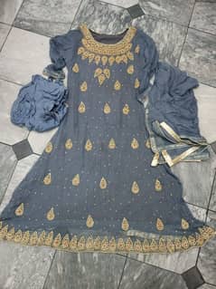 3 piece stiched maxy