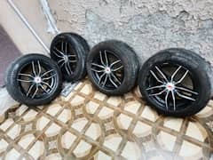 15 inch expensive alloy rims with Yokohama tyres best for Vitz, City