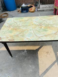 6 seater dining table without chairs