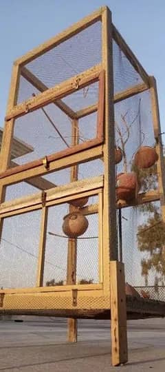 Full wood made cage for all sorts of birds