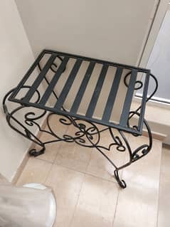 wrought iron table