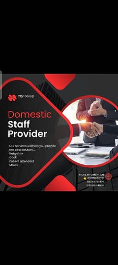 provide domestic staff on