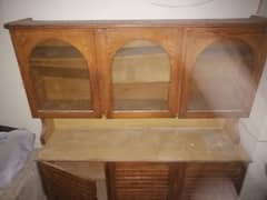 oak wood cabinet