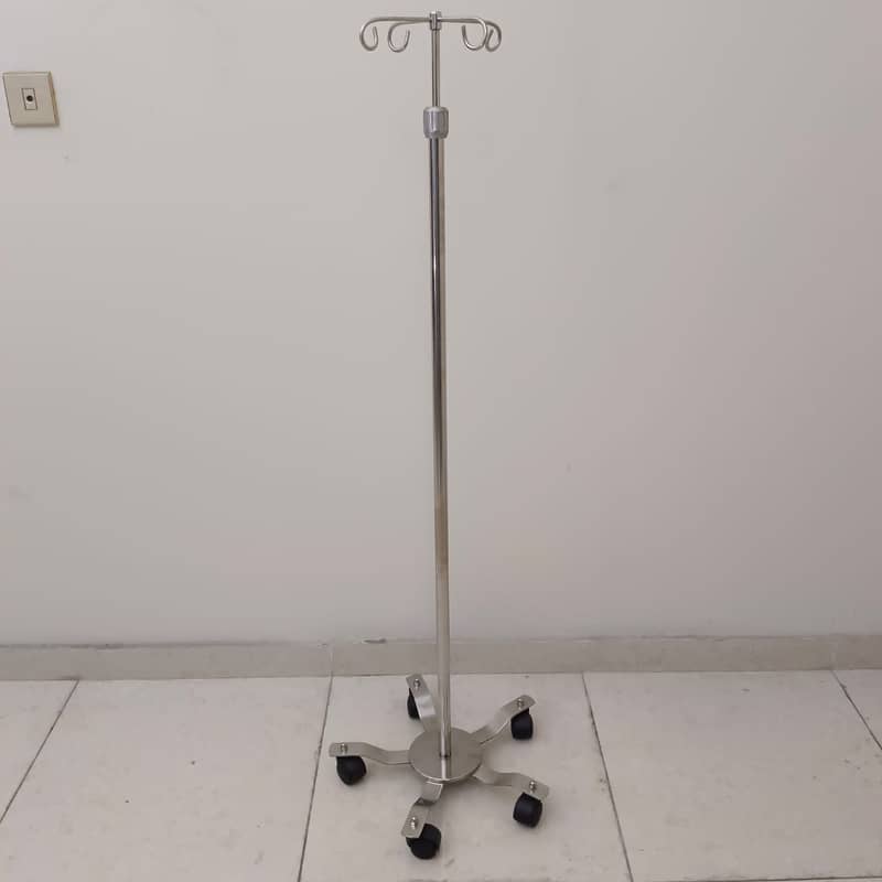 Iv pole Drip Stand Patient Revolving Stool Examination Couch Hijama Be 12