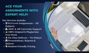 Professional Assignment Help – B. S, AIOU & All Universities