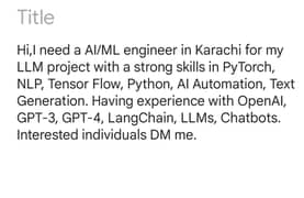Machine Learning Engineer