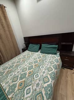 sheesham double bed