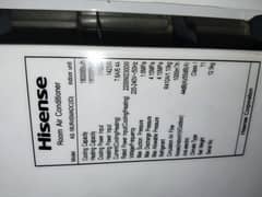 1.5 ton ac 2 month used totally original gass Lock