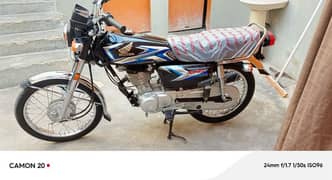 Honda CG 125 model 2025 ka 3 month unregistered 1500 so km chali