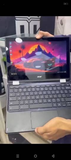 croombook touch sensor with folding