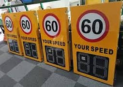 Vehicle speed limit display screen