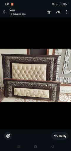 King Size Bed for sale WITHOUT mattress