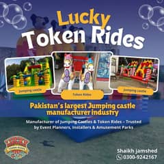 Jumping Castle - Kids Rides - Kids Play land -- Lucky Token Rides