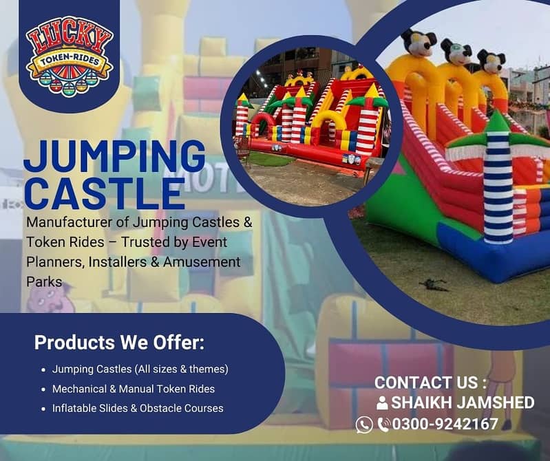 Jumping Castle - Kids Rides - Kids Play land -- Lucky Token Rides 19