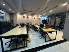 Furnished Office for Rent in Johar Town for (Call center + Software house + Marketing Office & Other Setup as You Want)