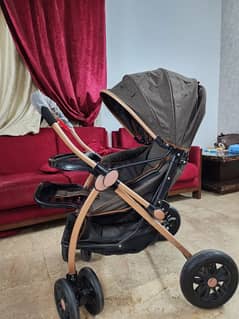 Baby Stroller / Pram / Walker – 3-in-1, Hardly Used