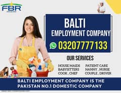 Maids / House Maids / Chef / House Cook / Baby Sitter maid available