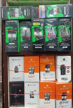 ALL COILS AND PODS ARE AVAILABLE