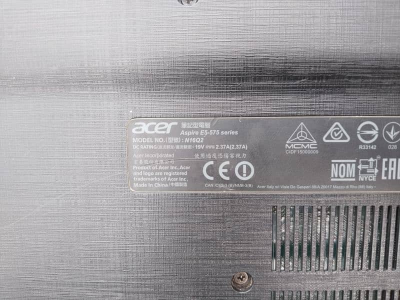 6th Generation Intel Core i3 Processors Acer type 5