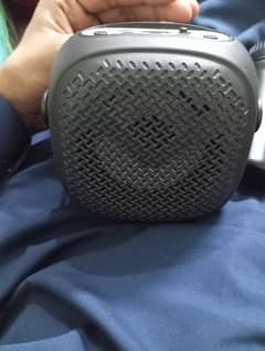 speaker with 2 wire less mic