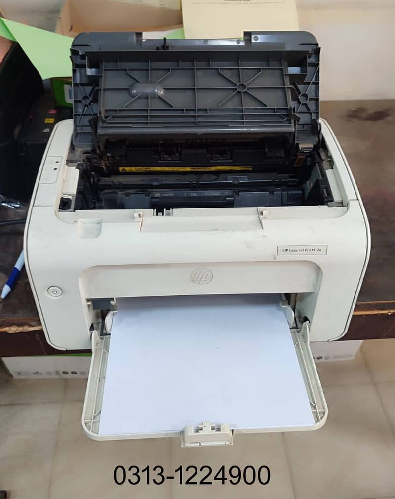 HP LASERJET Pro M12a Black & White Printer 4
