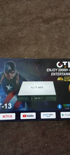 Tel Android Tv box 8gb ram with 4k result
