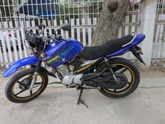 YBR G blue edition