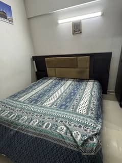 Chipboard king size bed without mattress