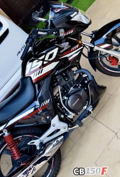 Contact:03218086001 Honda cb150f 2023 black