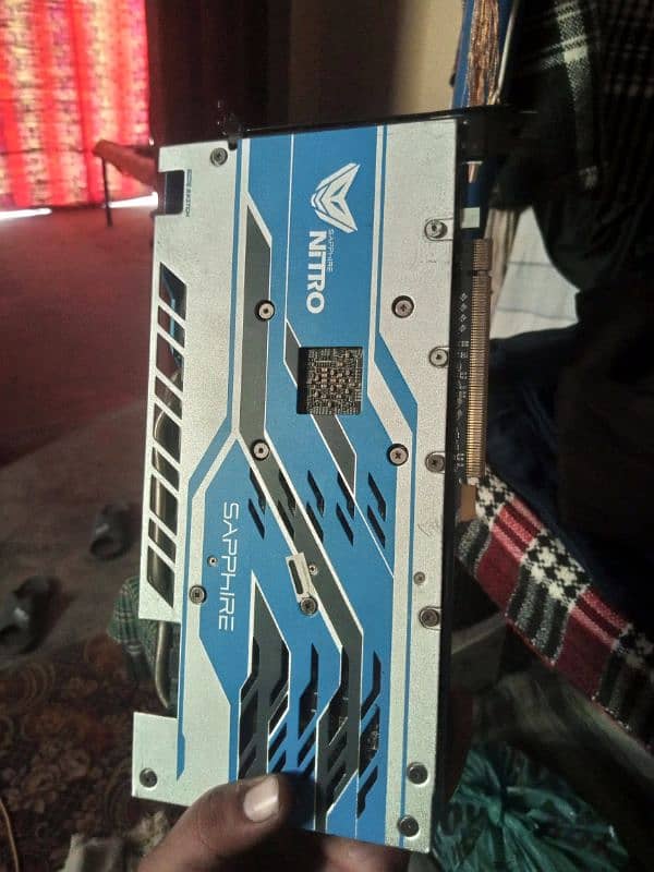 RX 590 BLUE SAPPHIRE NITRO PLUS 8GB DDR5 256BIT 1