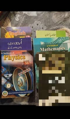 English, Urdu, Physics, mutalia Pakistan, Math's.